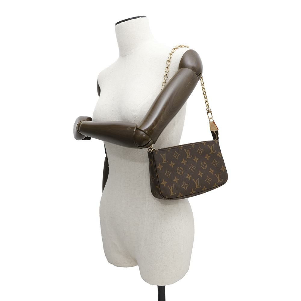 ルイヴィトン ハンドバッグ モノグラム ポシェット・アクセソワール M82766 LOUIS VUITTON 2wayチェーンショルダーバッグ