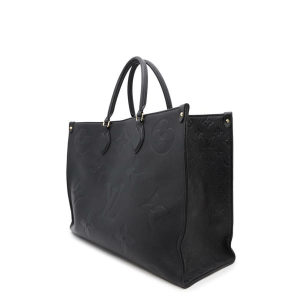 ルイヴィトン トートバッグ モノグラム・アンプラント オンザゴーGM M44925 LOUIS VUITTON 2wayショルダー 黒 ブラック