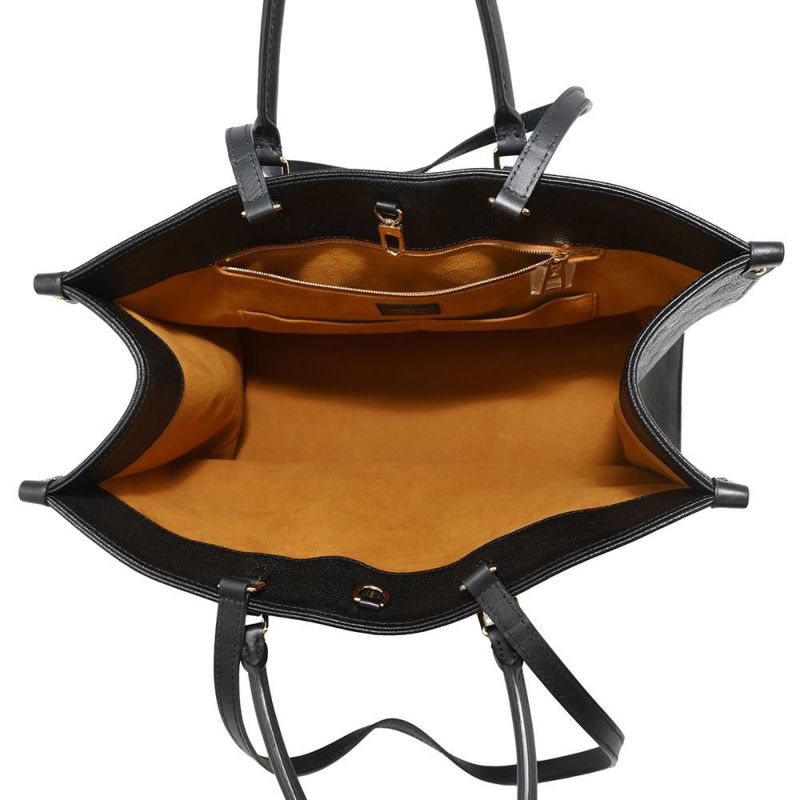 ルイヴィトン トートバッグ モノグラム・アンプラント オンザゴーGM M44925 LOUIS VUITTON 2wayショルダー 黒 ブラック