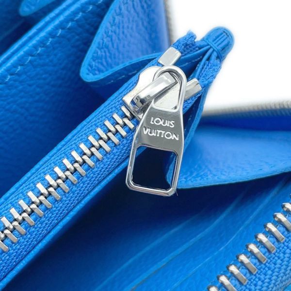 ルイヴィトン 長財布 モノグラム・アンプラント インフィニティ ドット LV × YK ジッピー・ウォレット M81954 草間彌生