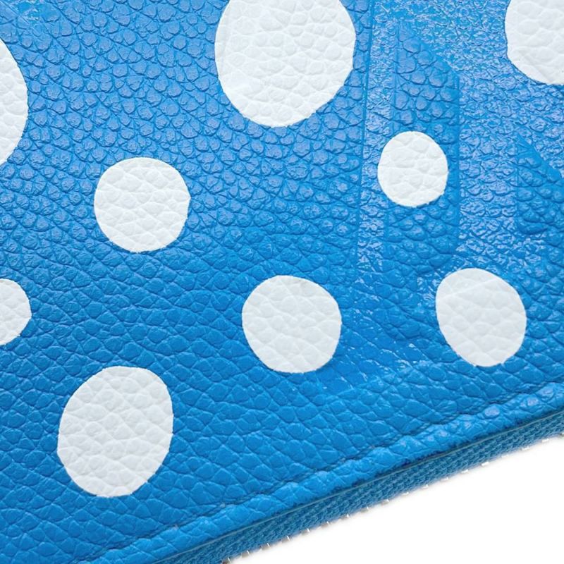 ルイヴィトン 長財布 モノグラム・アンプラント インフィニティ ドット LV × YK ジッピー・ウォレット M81954 草間彌生