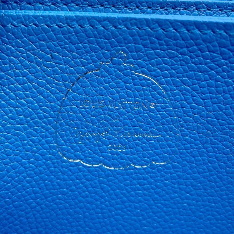 ルイヴィトン 長財布 モノグラム・アンプラント インフィニティ ドット LV × YK ジッピー・ウォレット M81954 草間彌生