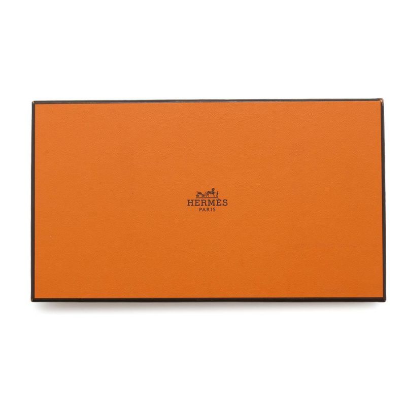 エルメス 長財布 アザップロング シルクイン ナタ/シルバー金具 エプソン Z刻印 HERMES 財布