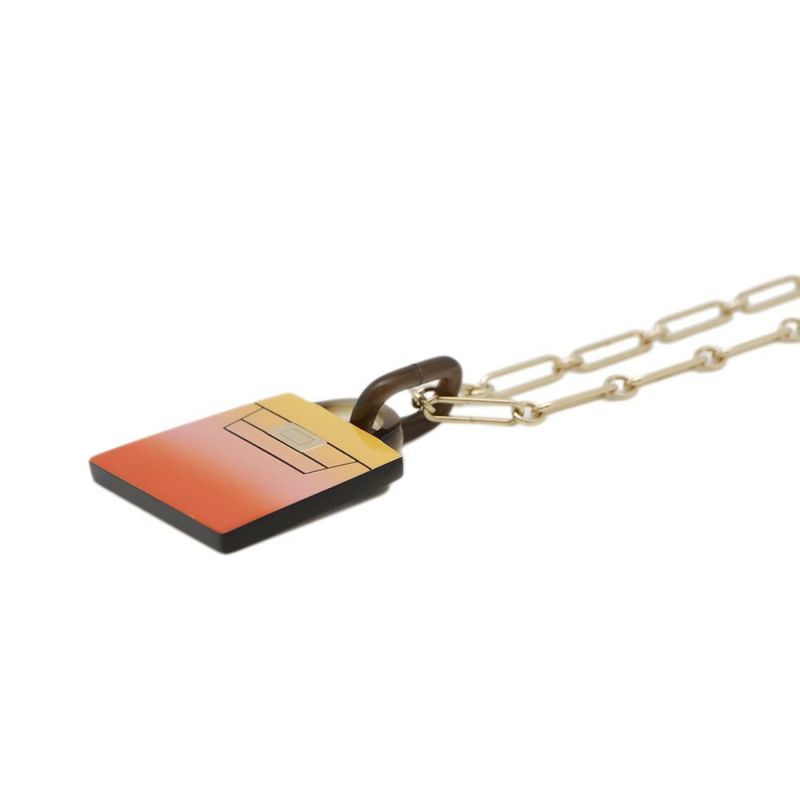エルメス ネックレス アミュレット フュージョン ケリーGM バッファローホーン HERMES アクセサリー