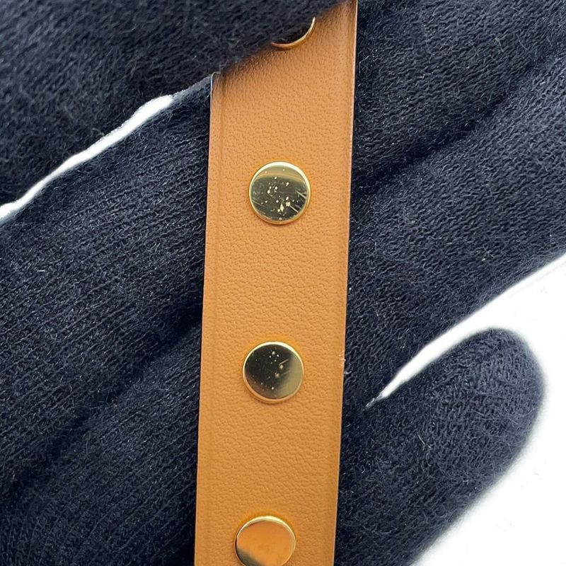 エルメス ブレスレット ミニドッグ クルーロン ブラック/ゴールド金具 スイフト X刻印 サイズT1 黒