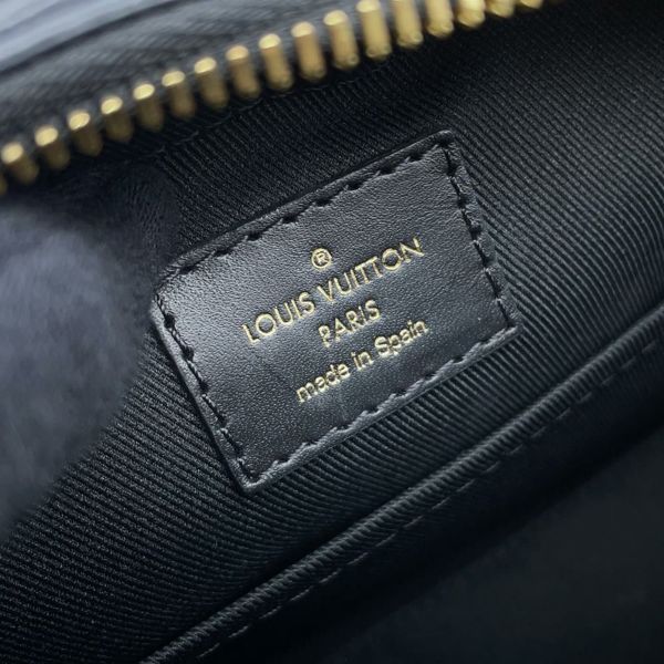 ルイヴィトン ショルダーバッグ モノグラム サントンジュ M43555 LOUIS VUITTON タッセル ブラック 黒