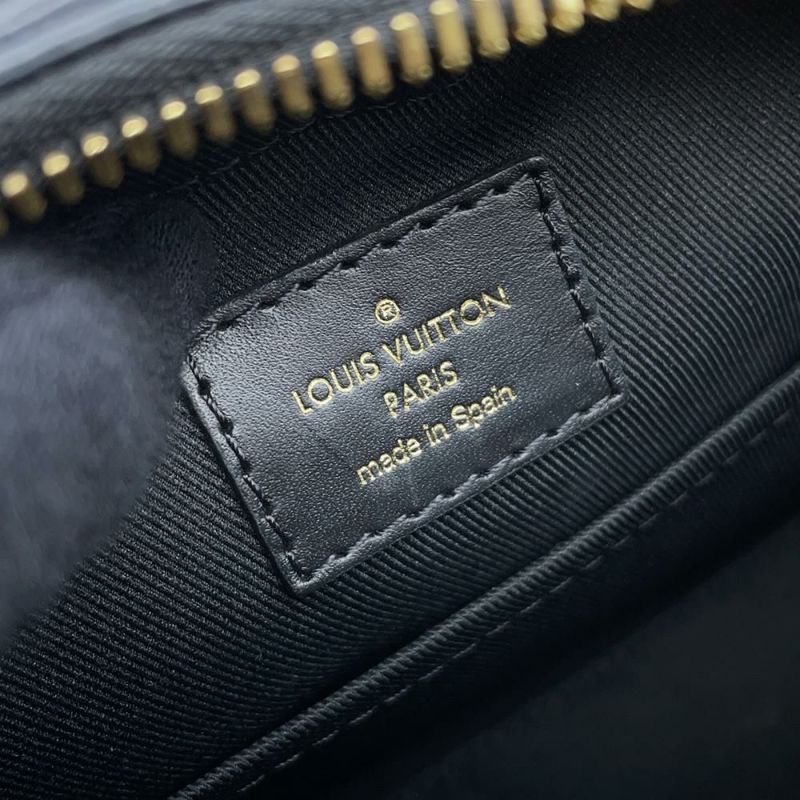 ルイヴィトン ショルダーバッグ モノグラム サントンジュ M43555 LOUIS VUITTON タッセル ブラック 黒