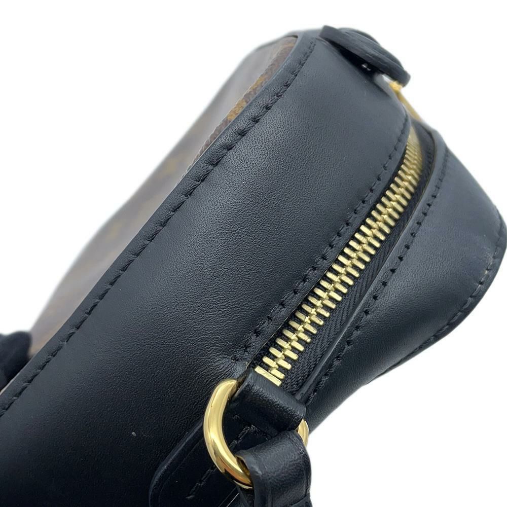 ルイヴィトン ショルダーバッグ モノグラム サントンジュ M43555 LOUIS VUITTON タッセル ブラック 黒