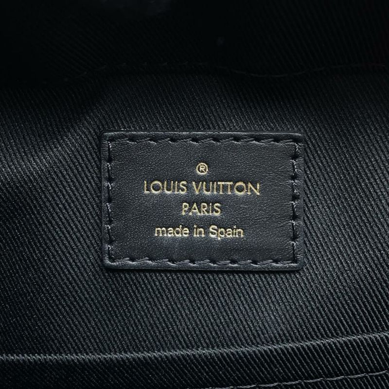 ルイヴィトン ショルダーバッグ モノグラム サントンジュ M43555 LOUIS VUITTON タッセル ブラック 黒