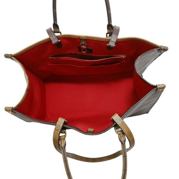 ルイヴィトン トートバッグ モノグラム・リバース ジャイアント オンザゴーGM M45320 ヴィトン 2wayショルダーバッグ