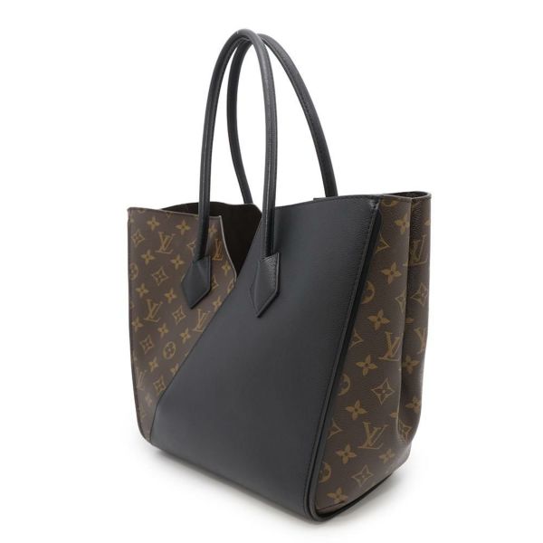ルイヴィトン トートバッグ モノグラム カーフレザー キモノMM M40460 LOUIS VUITTON 黒 ブラック