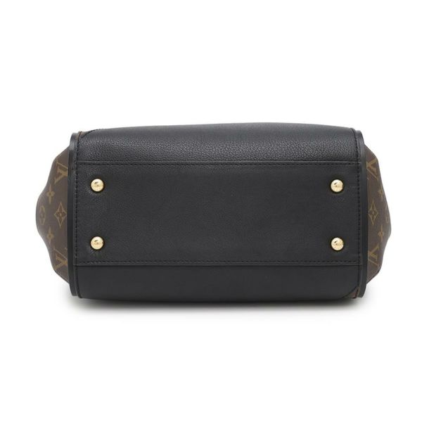 ルイヴィトン トートバッグ モノグラム カーフレザー キモノMM M40460 LOUIS VUITTON 黒 ブラック