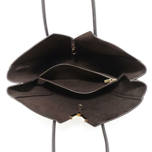 ルイヴィトン トートバッグ モノグラム カーフレザー キモノMM M40460 LOUIS VUITTON 黒 ブラック