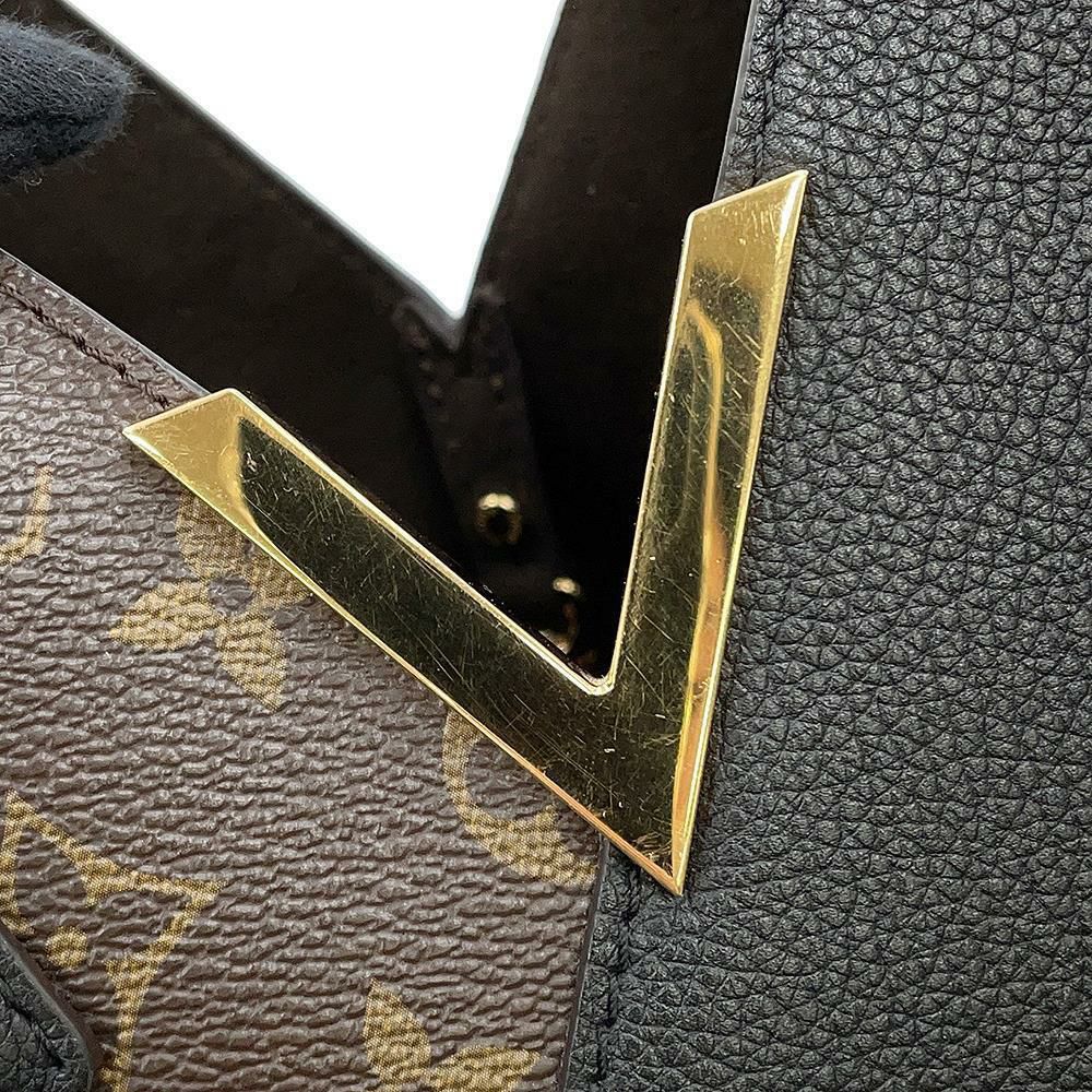 ルイヴィトン トートバッグ モノグラム カーフレザー キモノMM M40460 LOUIS VUITTON 黒 ブラック