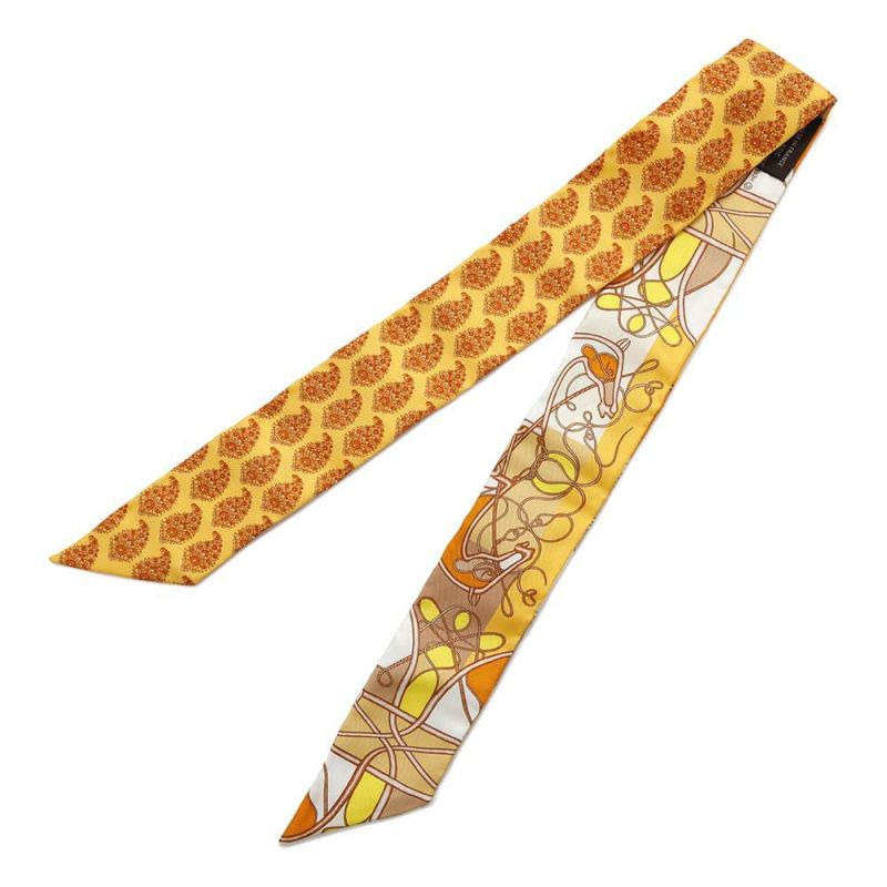 エルメス スカーフ ツイリー 鞭 ブロック COMP DE FOUET AU BLOC HERMES シルク 2018年春夏