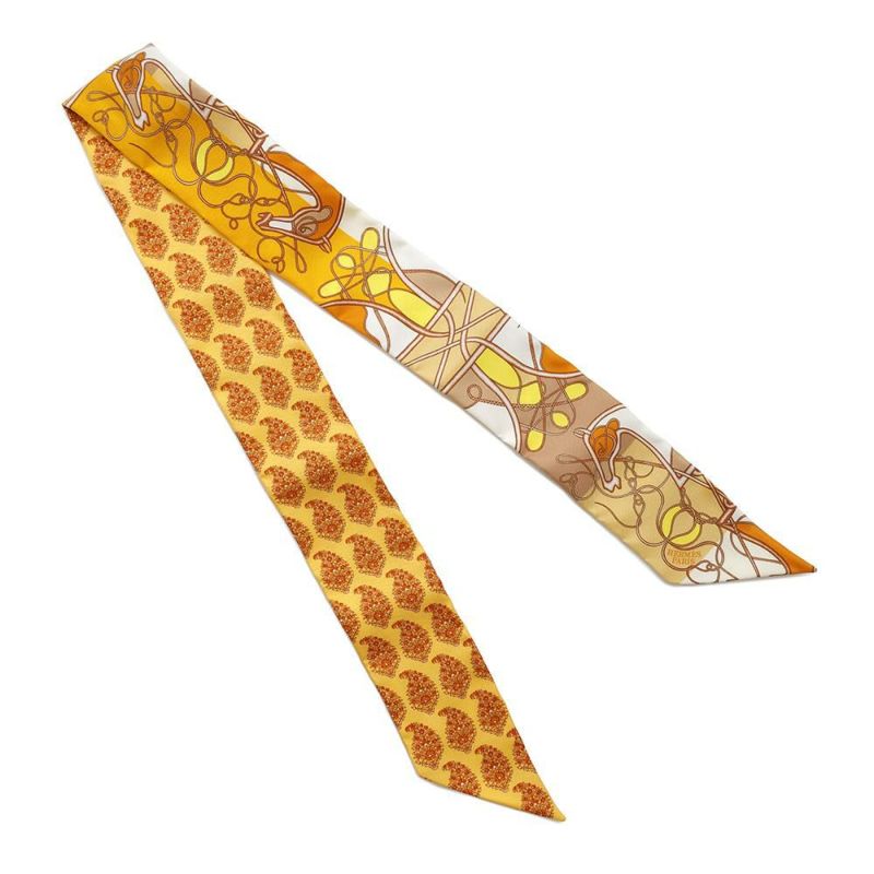 エルメス スカーフ ツイリー 鞭 ブロック COMP DE FOUET AU BLOC HERMES シルク 2018年春夏