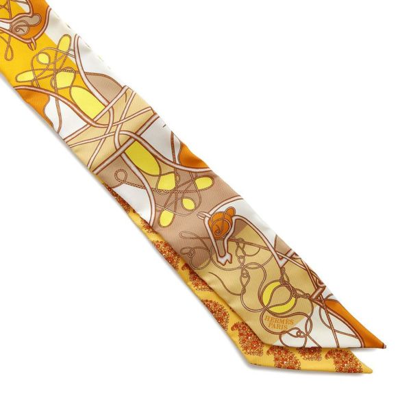 エルメス スカーフ ツイリー 鞭 ブロック COMP DE FOUET AU BLOC HERMES シルク 2018年春夏