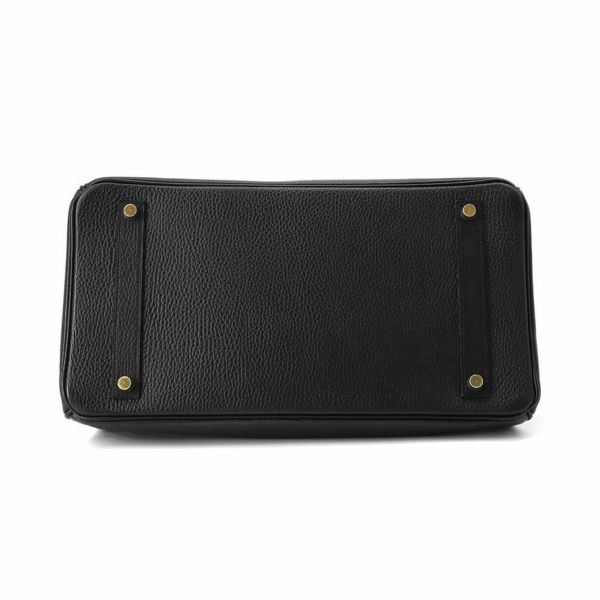 エルメス バーキン35 ブラック/ゴールド金具 アルデンヌ □B刻印 HERMES Birkin ハンドバッグ 黒