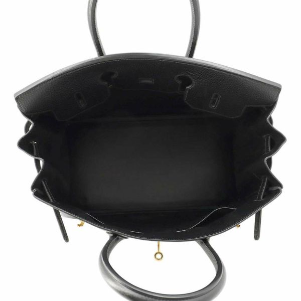 エルメス バーキン35 ブラック/ゴールド金具 アルデンヌ □B刻印 HERMES Birkin ハンドバッグ 黒