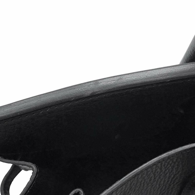 エルメス バーキン35 ブラック/ゴールド金具 アルデンヌ □B刻印 HERMES Birkin ハンドバッグ 黒