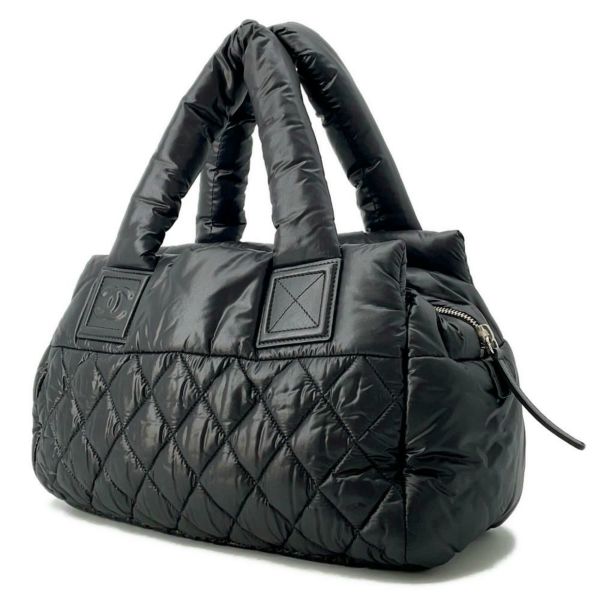 シャネル ハンドバッグ コココクーン マトラッセ ココマーク A48619 CHANEL バッグ ミニボストンバッグ 黒