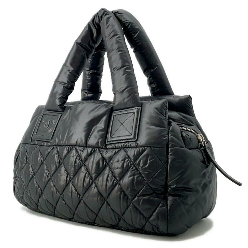 シャネル ハンドバッグ コココクーン マトラッセ ココマーク A48619 CHANEL バッグ ミニボストンバッグ 黒
