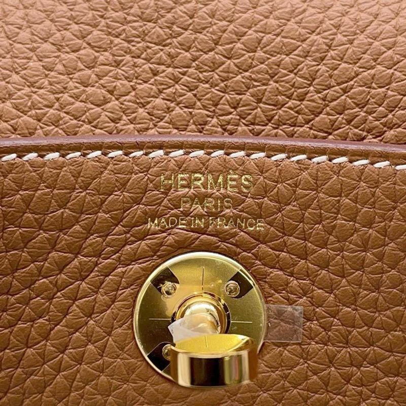 エルメス ハンドバッグ リンディ ミニ ゴールド/ゴールド金具 トリヨンクレマンス K刻印 HERMES 2wayショルダー