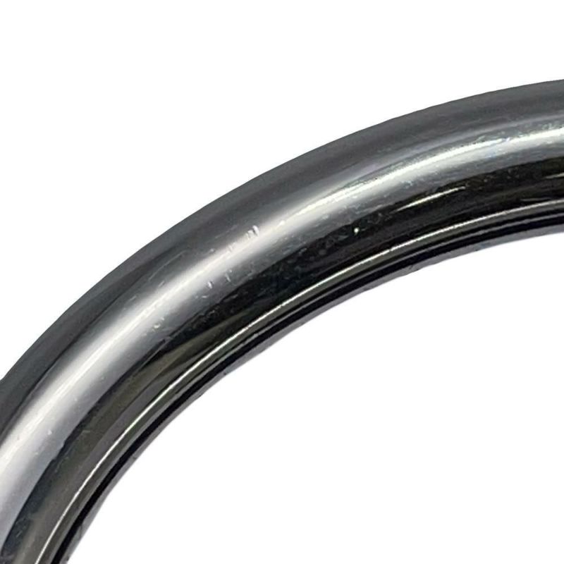 エルメス キーホルダー フェール・ア・シュヴァル Fer a Cheval オレンジ/シルバー金具 キーリング