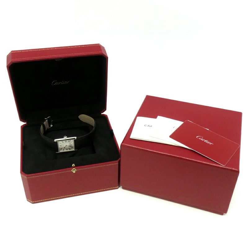 カルティエ タンク マスト LM WSTA0041 Cartier 腕時計 シルバー文字盤