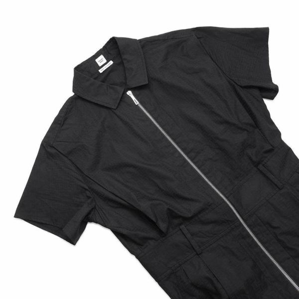 エルメス ワンピース ジップアップ・ドレス モザイク モチーフ サイズ40 HERMES アパレル 黒