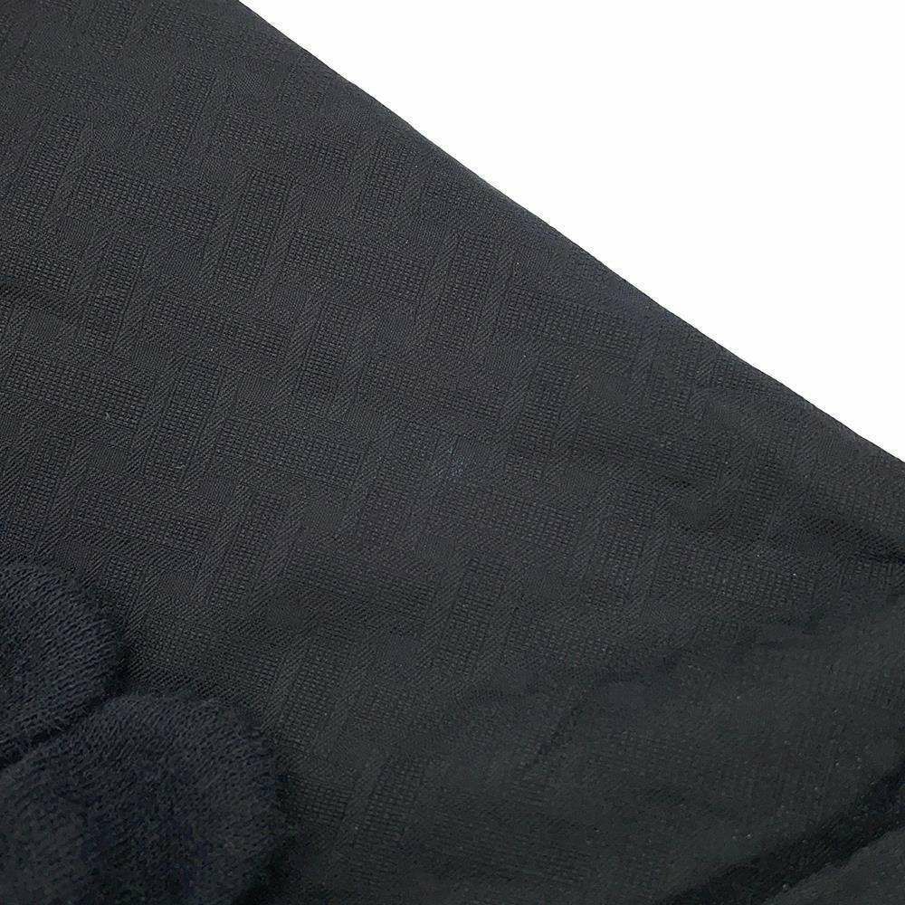 エルメス ワンピース ジップアップ・ドレス モザイク モチーフ サイズ40 HERMES アパレル 黒