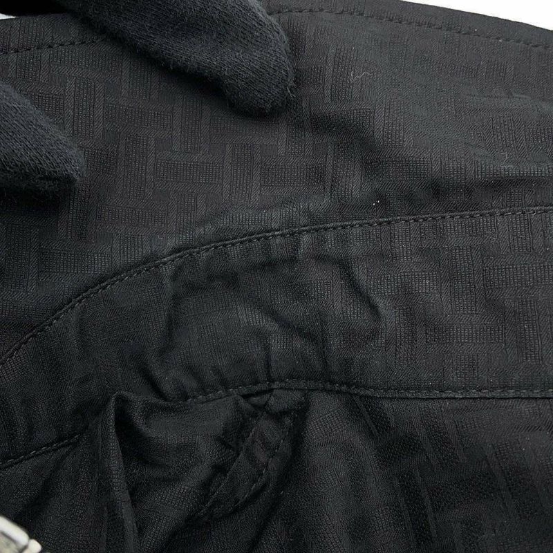 エルメス ワンピース ジップアップ・ドレス モザイク モチーフ サイズ40 HERMES アパレル 黒