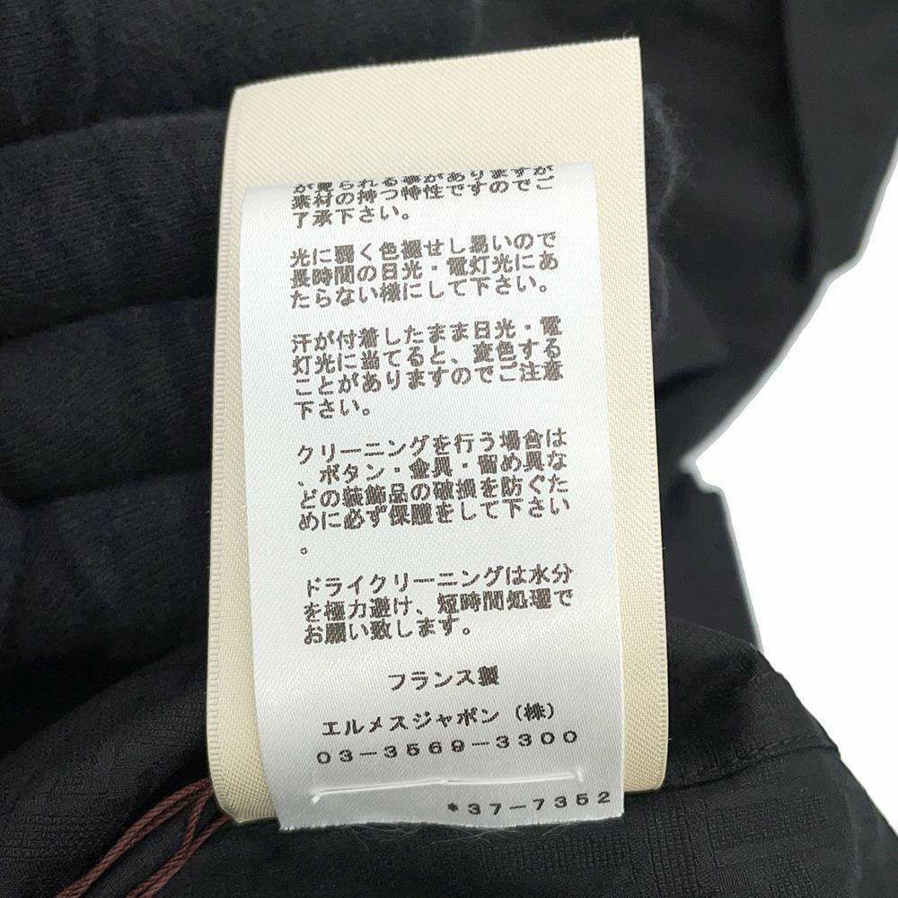 エルメス ワンピース ジップアップ・ドレス モザイク モチーフ サイズ40 HERMES アパレル 黒