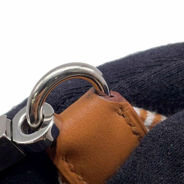 エルメス ショルダーストラップ バンドリエール サングル カヴァル エクリュ/ベージュ/ゴールド キャンバス C刻印