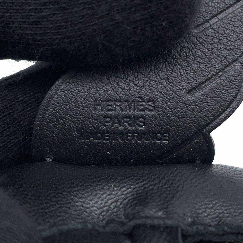エルメス バッグチャーム ロデオPM ペガサス ブラック ラムスキン B刻印 HERMES ソーブラック