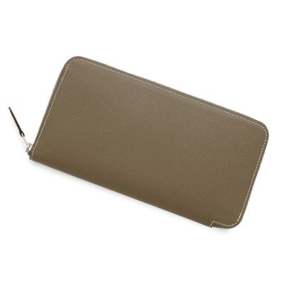 エルメス 長財布 アザップロング シルクイン ブラック/シルバー