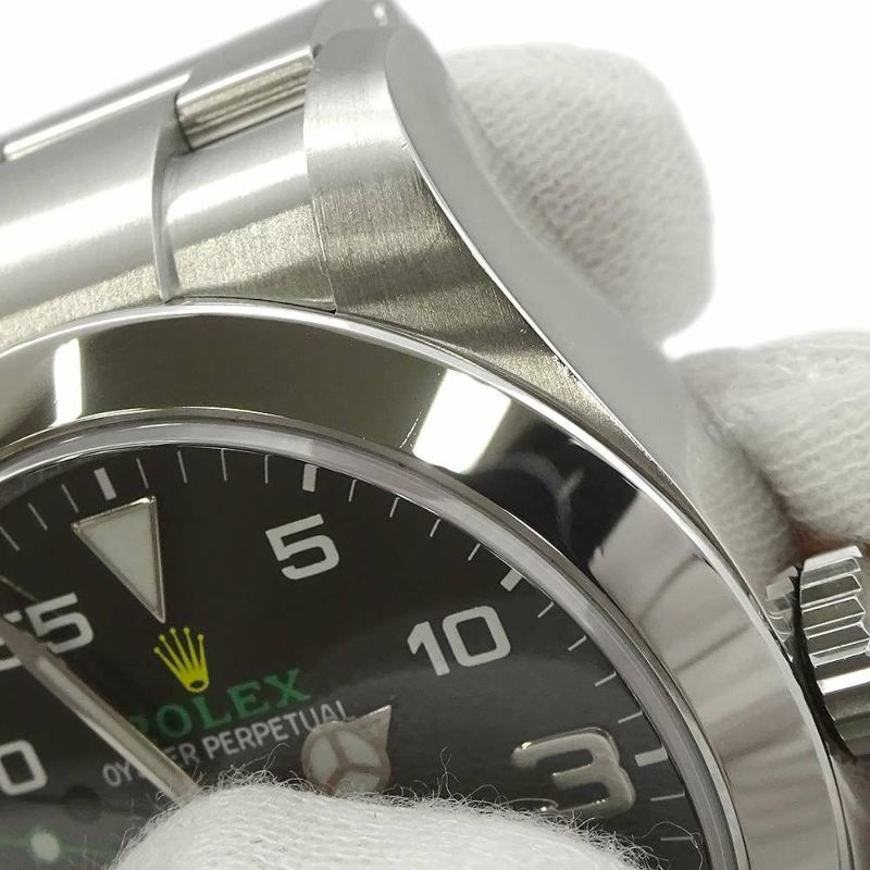 ロレックス エアキング ランダムシリアル ルーレット 116900 ROLEX 腕時計 黒文字盤