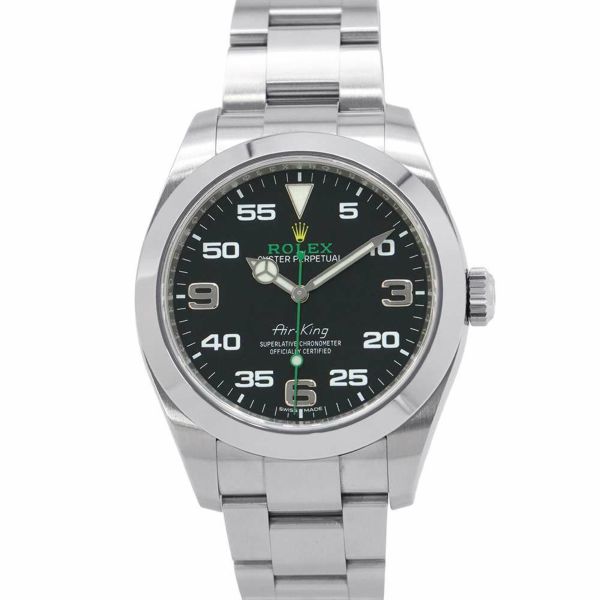 ロレックス エアキング ランダムシリアル ルーレット 116900 ROLEX 腕時計 黒文字盤