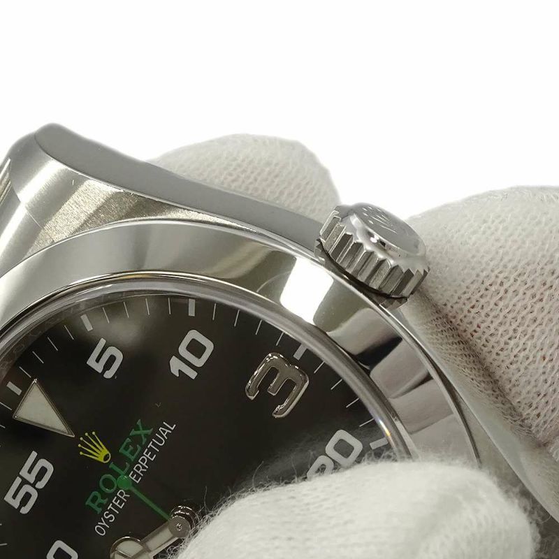 ロレックス エアキング ランダムシリアル ルーレット 116900 ROLEX 腕時計 黒文字盤