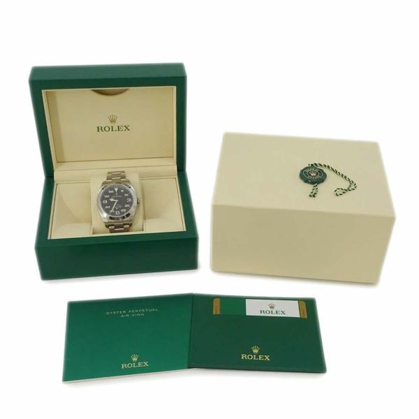ロレックス エアキング ランダムシリアル ルーレット 116900 ROLEX 腕時計 黒文字盤