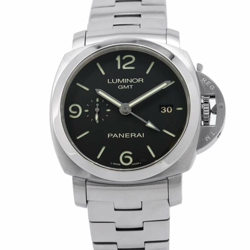 パネライ ルミノール 1950 3デイズ GMT PAM00329 PANERAI 腕時計 黒文字盤