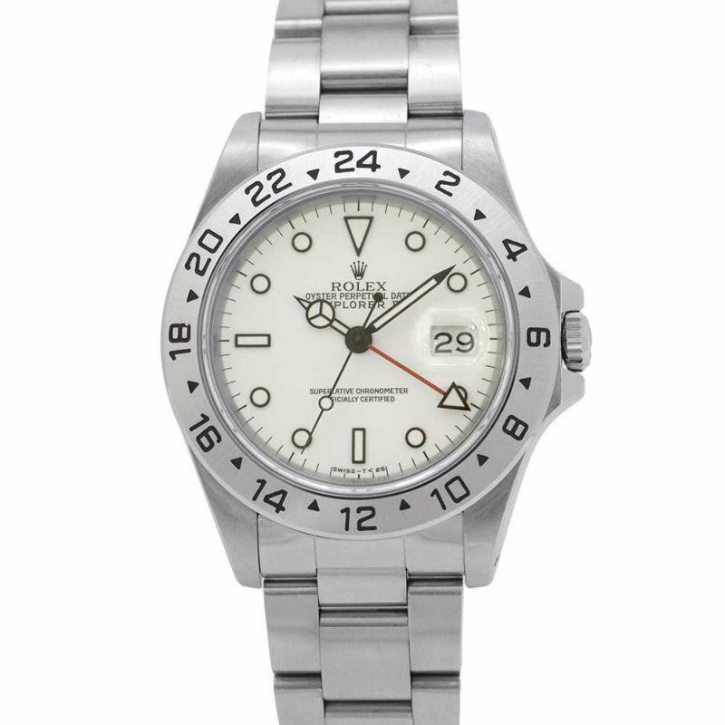 ロレックス エクスプローラー2 X番 16570 ROLEX 腕時計 白文字盤