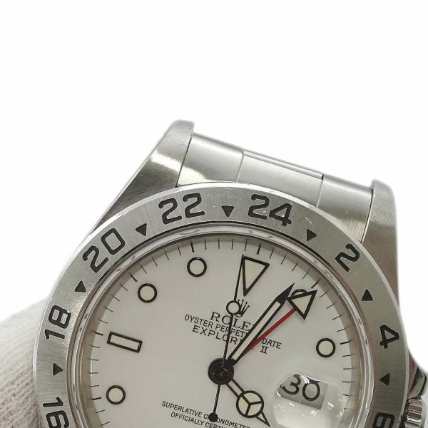 ロレックス エクスプローラー2 X番 16570 ROLEX 腕時計 白文字盤