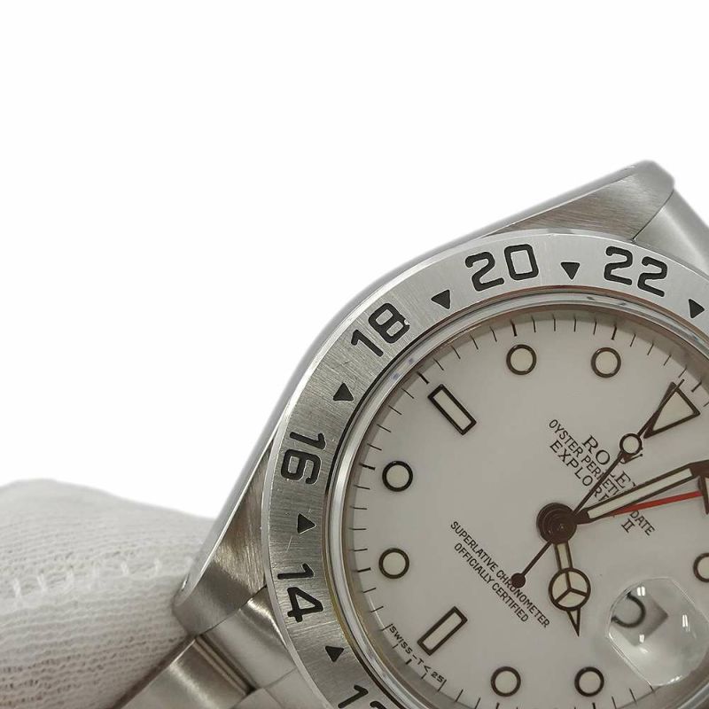 ロレックス エクスプローラー2 X番 16570 ROLEX 腕時計 白文字盤
