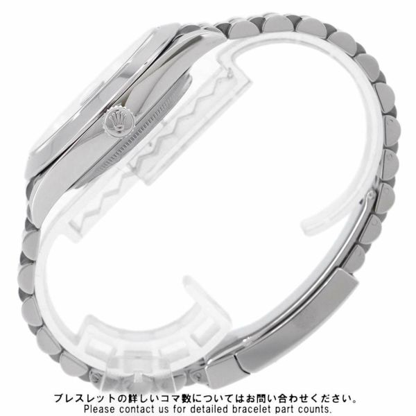 ロレックス デイトジャスト41 ランダムシリアル ルーレット 126300 ROLEX 腕時計 ブライトブルー文字盤