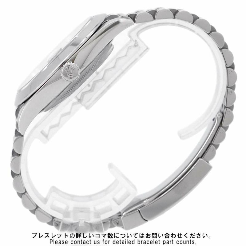 ロレックス デイトジャスト41 ランダムシリアル ルーレット 126300 ROLEX 腕時計 ブライトブルー文字盤