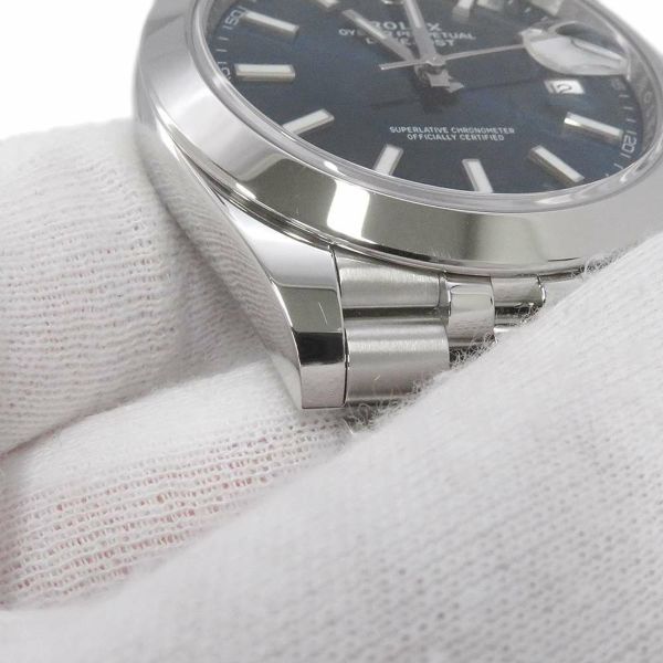 ロレックス デイトジャスト41 ランダムシリアル ルーレット 126300 ROLEX 腕時計 ブライトブルー文字盤