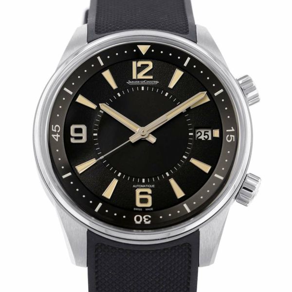 ジャガールクルト ポラリス デイト Q9068671 JAEGER-LE COULTRE 腕時計 ウォッチ 黒文字盤