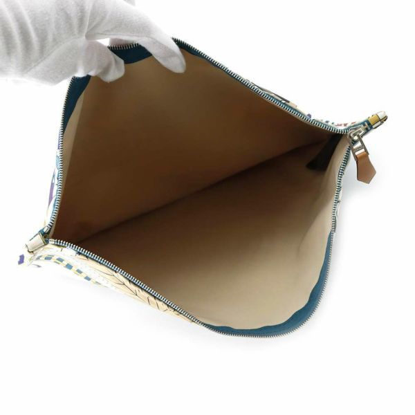 エルメス フラットポーチ フォーブルのプロムナード シルク HERMES