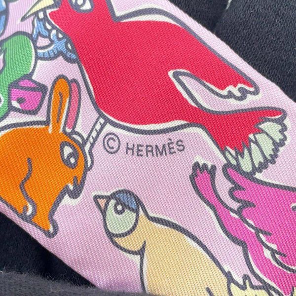 エルメス スカーフ ツイリー 千と一のウサギ Mille et Un Lapins HERMES シルクツイル 2023秋冬